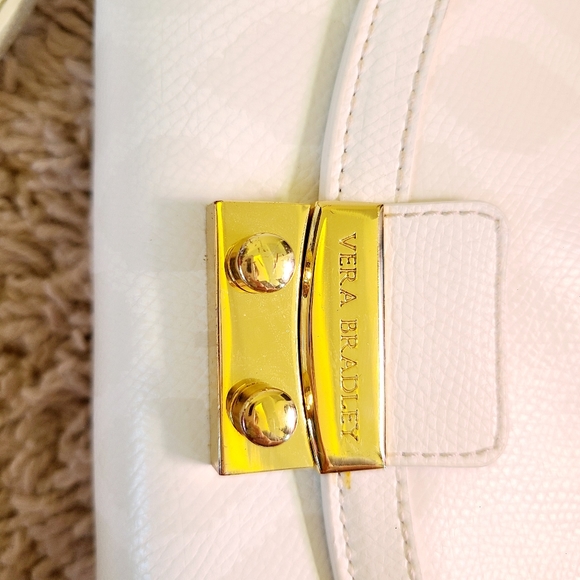 Vera Bradley Emma Satchel and Wallet - White Ikat - Picture 9 of 12